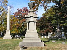 R.H. Macy monument at The Woodlawn Cemetery