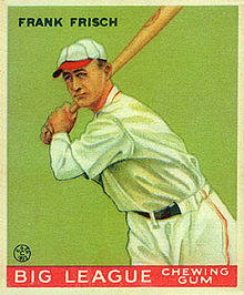 Frankie Frisch, the Fordham Flash, Member of the Baseball Hall Of Fame