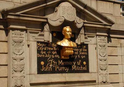 John Purroy Mitchel, Central Park Reservoir, NYC